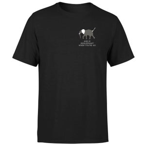 Age Is Irrelephant When You're 40 Men's T-Shirt - Black