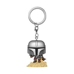 Star Wars The Mandalorian The Mandalorian with Blaster Pop! Keychain