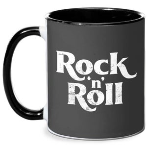 Rock N Roll Mug - White/Black