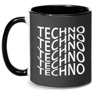 Techno Mug - White/Black