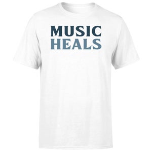 Music Heals Men's T-Shirt - White