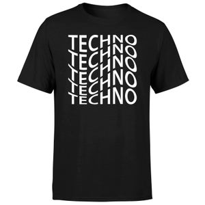 Techno Men's T-Shirt - Black