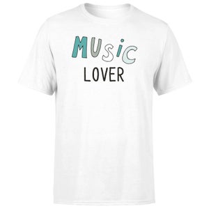 Music Lover Men's T-Shirt - White