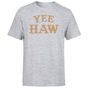 Yee Haw Men's T-Shirt - Grey