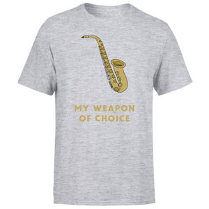 My Weapon Of Choice Men's T-Shirt - Grey