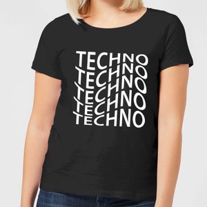 Techno Women's T-Shirt - Black