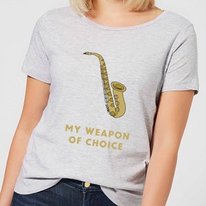 My Weapon Of Choice Women's T-Shirt - Grey