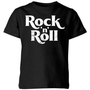 Rock N Roll Kids' T-Shirt - Black