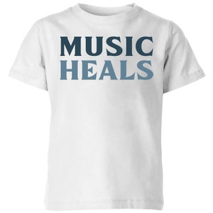 Music Heals Kids' T-Shirt - White