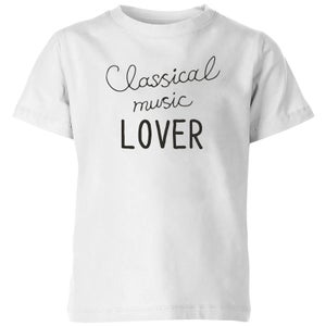 Classical Music Lover Kids' T-Shirt - White