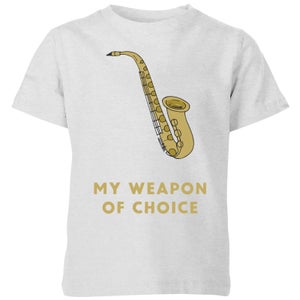 My Weapon Of Choice Kids' T-Shirt - Grey
