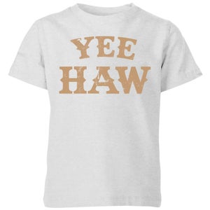 Yee Haw Kids' T-Shirt - Grey