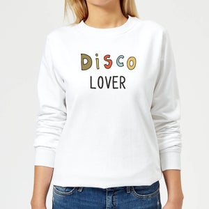 Disco Lover Women's Sweatshirt - White