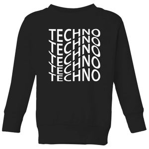 Techno Kids' Sweatshirt - Black