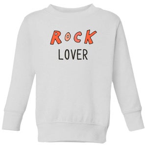Rock Lover Kids' Sweatshirt - White