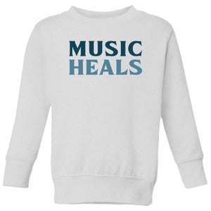 Music Heals Kids' Sweatshirt - White