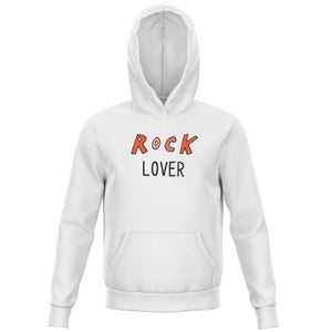 Rock Lover Kids' Hoodie - White