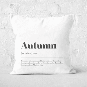 Autumn Definition Square Cushion