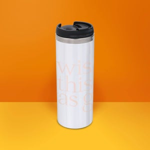 I Wish This Was Gin Stainless Steel Thermo Travel Mug