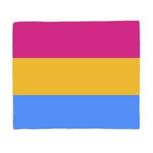 Pansexual Flag Fleece Blanket
