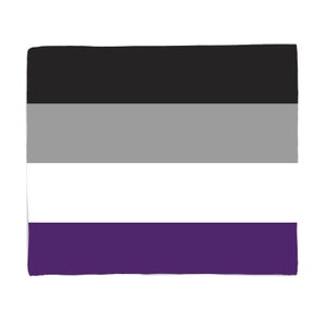 Asexual Flag Fleece Blanket