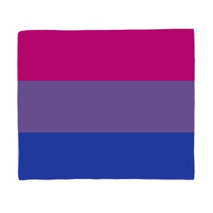 Bisexual Flag Fleece Blanket