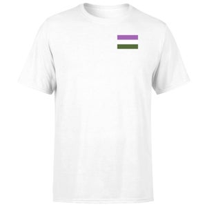 Genderqueer Flag T-Shirt - White