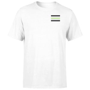 Agender Flag T-Shirt - White