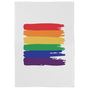 Pride Rainbow Paint Cotton Tea Towel