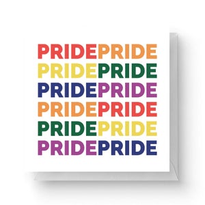 Pride Square Greetings Card (14.8cm x 14.8cm)
