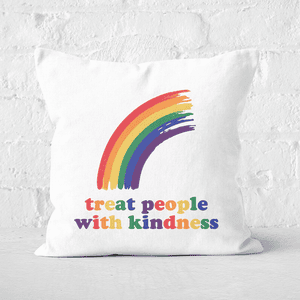 Treat People With Kindness Square Cushion
