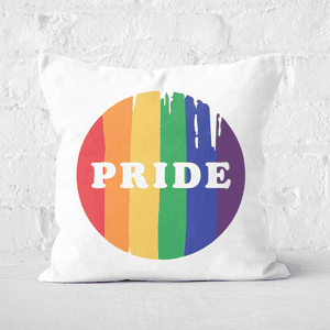 Pride Badge Square Cushion
