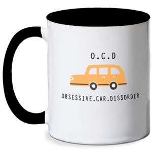 Obsessive Car Disorder Mug - White/Black