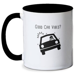 Good Car Vibes Mug - White/Black