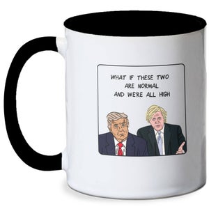 Trump And Borris Meme Mug - White/Black