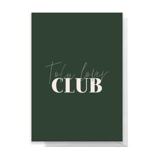 Tofu Lover Club Greetings Card