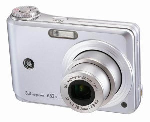 GE A853 Silver Digital 8.0 Megapixels Camera 