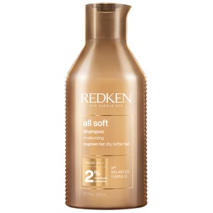 Redken All Soft Shampoo, For Dry Hair, Intense Softness and Shine 300ml