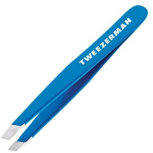 Tweezerman Brows Mini Slant Tweezer Bahama Blue