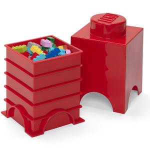 LEGO® Brique de Rangement 1 Tenon - Rouge