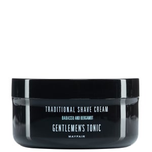 Gentlemen's Tonic Face & Beard Traditional Shave Cream 125g