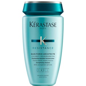 Kérastase Resistance Force Architecte Daily Strengthening Shampoo for Damaged, Brittle Hair with Vita-Ciment Complex 250ml