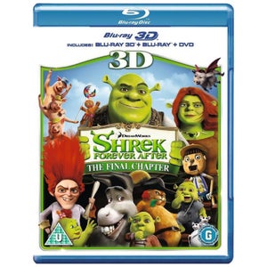Shrek, felices para siempre (Shrek 4) 3D (Blu-Ray 3D, Blu-Ray 2D y DVD)