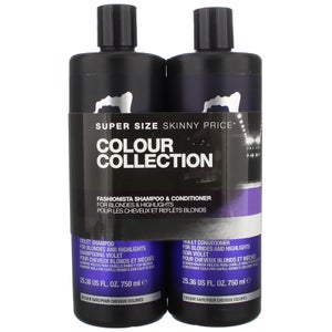 TIGI Catwalk Fashionista Violet Tween Set: Shampoo 750ml & Conditioner 750ml