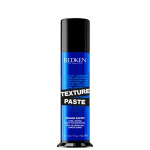 Redken Texture Paste, Styling Paste for High Texture, All-Day Re-Workability, Medium Control 75ml