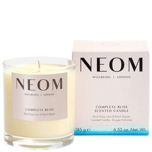 Neom Wellbeing London Scent To Calm & Relax - Complete Bliss Scented Candle (1 Wick) 185g