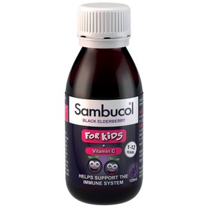 Sambucol Black Elderberry + Vitamin C Liquid For Kids 120ml