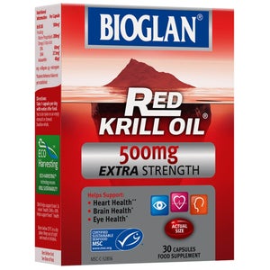 Bioglan Red Krill Oil Extra Strength 500mg Capsules x 30