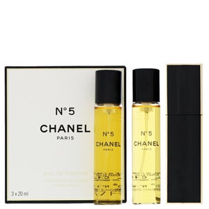 Chanel No. 5 Eau de Parfum Purse Spray 20ml & Refills 2 x 20ml