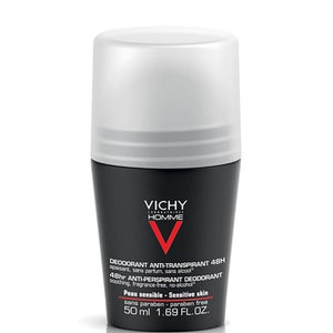 VICHY Homme Men's Deodorant for Sensitive Skin Roll-On 50ml